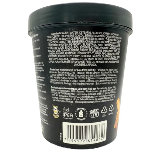 Lola Morte Subita Hair Mask for Dry, Damaged & Frizzy Hair - 15.87 oz