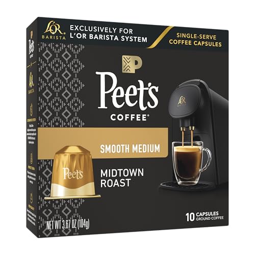 L'OR Barista Midtown Coffee Pods - 10 Count Aluminum Capsules