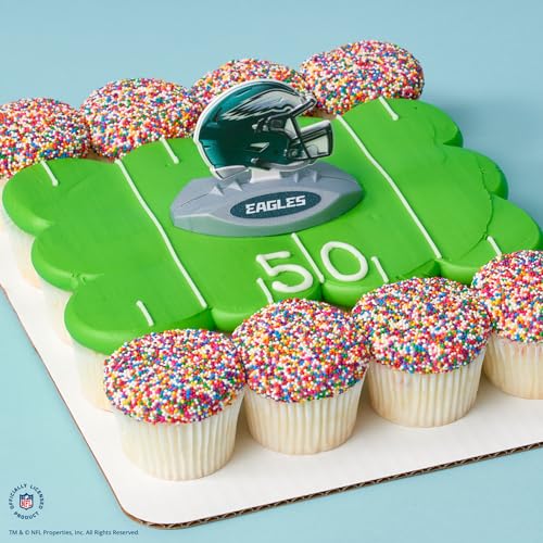 NFL Philadelphia Eagles Cake Topper - Reusable Football Helmet Decoration