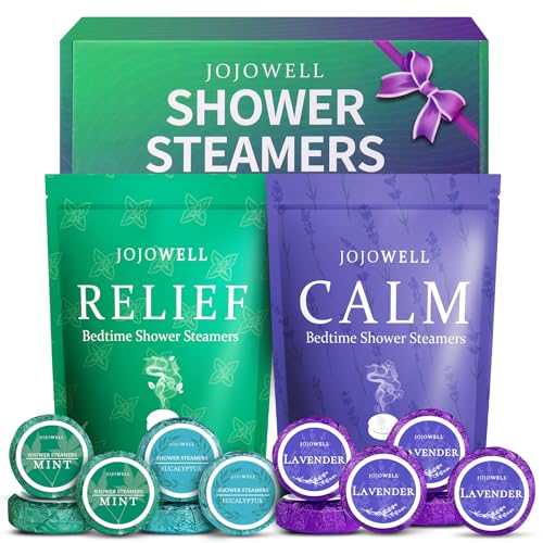JoJowell Shower Steamers 12-Pack, Aromatherapy Shower Bombs Gift Set