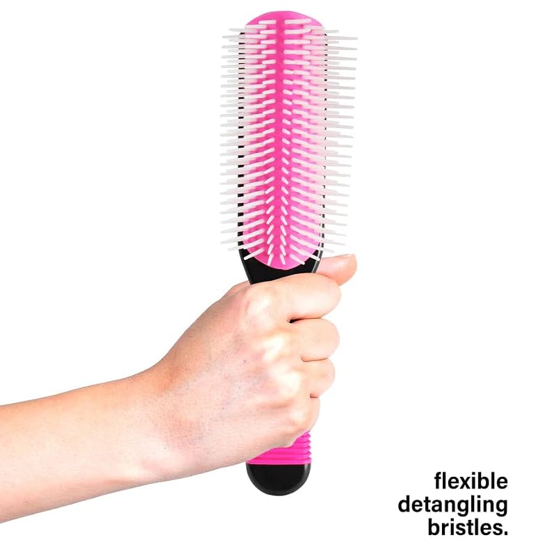 Evolve Detangling Brush 1 Count – Comfort Grip, No-Slip, Wet or Dry Hair