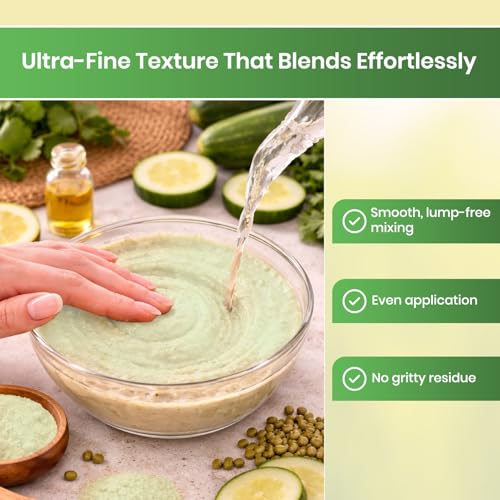 Moong Dal Flour 200g Natural Green Gram Powder for Face & Hair Masks