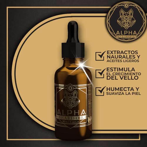 OURO Alpha Beard Oil for Growth & Softening - All Beard & Mustache Types