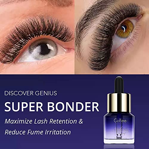 GOLLEEPRO Super Bonder for Eyelash Extensions - Professional Lash Sealant 15ml
