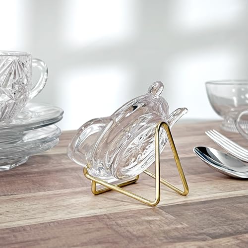 Bard's Gold-toned Wire Easel Stand for Display - 2" H x 2.5" W