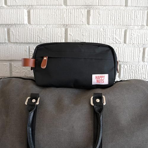 Happy Nuts Men's Toiletry Bag - Waterproof Canvas Organizer