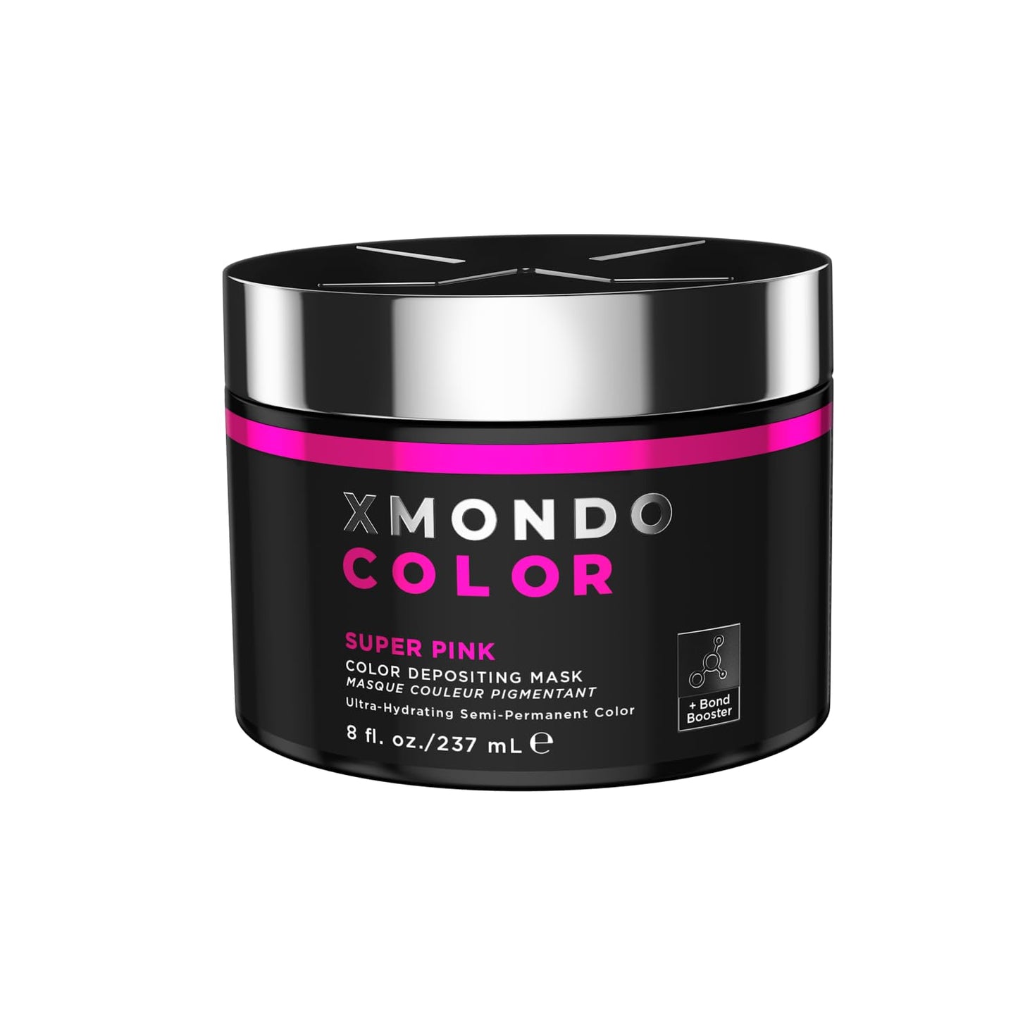 XMONDO Color Super Purple Hair Mask - Nourishing Semi-Permanent Dye with Bond Booster & Hyaluronic Acid | 8 Fl Oz