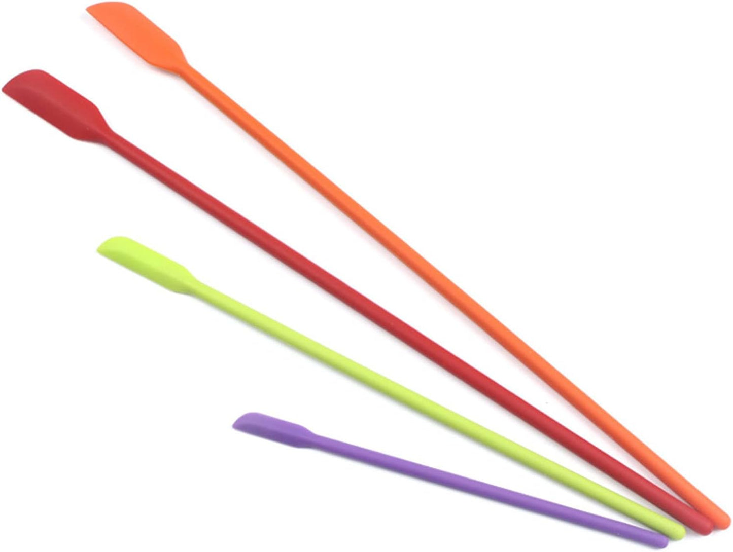 Beauty Spatula Set - 4 Mini Silicone Makeup Spatulas for Cosmetics & Kitchen | 3 Sizes Available