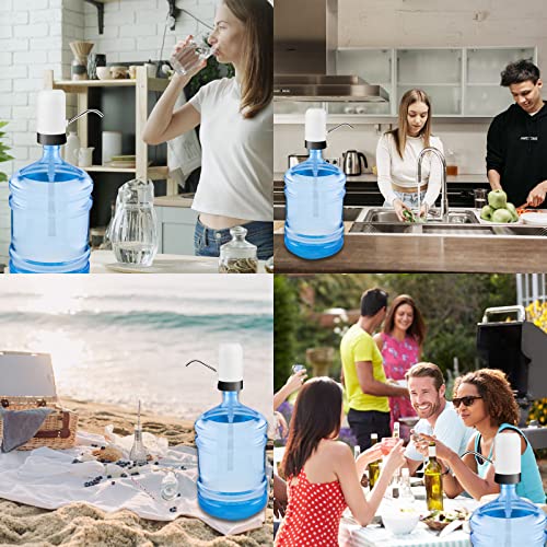 Wodgreat USB Rechargeable Water Bottle Dispenser for 5 Gallon Jugs