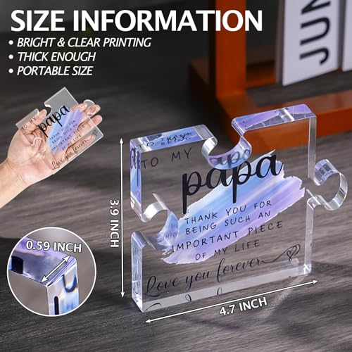 Heartwarming Papa Gift Plaque - Perfect for Father's Day