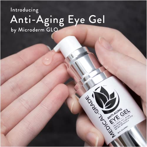 Microderm GLO Active Anti-Aging Eye Gel with Hyaluronic Acid & Botanicals 0.5 Oz