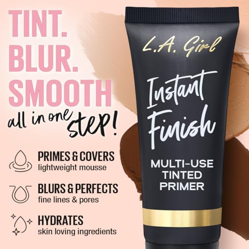 L.A. Girl Instant Finish Tinted Primer in Tan - Flawless, Hydrating Makeup Base