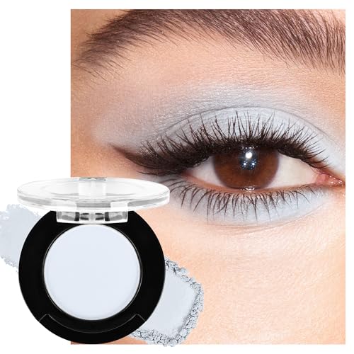 Light Blue Matte Eyeshadow for Mature Skin - High Pigment & Blendable
