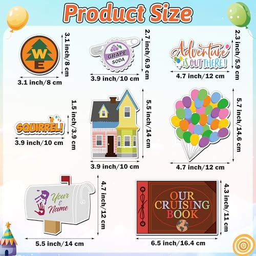 8-Pack Cartoon Cruise Door Magnets - Waterproof & Writable