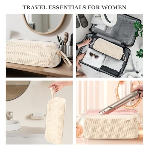 Leudes Beige Airwrap Travel Case for Shark FlexStyle & Dyson
