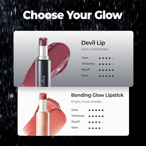 Laka Devil Lipstick Marron - Long-Lasting Vivid Lip Color & Hydrating Glow