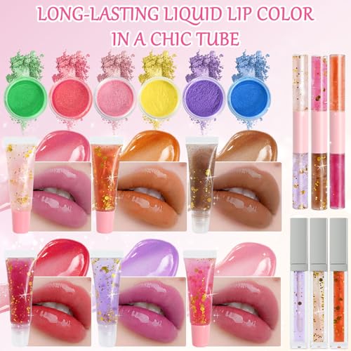 Jcoos DIY Lip Gloss Making Kit – All-in-One Craft Set for Beginners