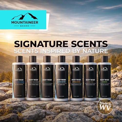 Mountaineer Brand Tundra Body Wash for Men | 100% Natural 12oz