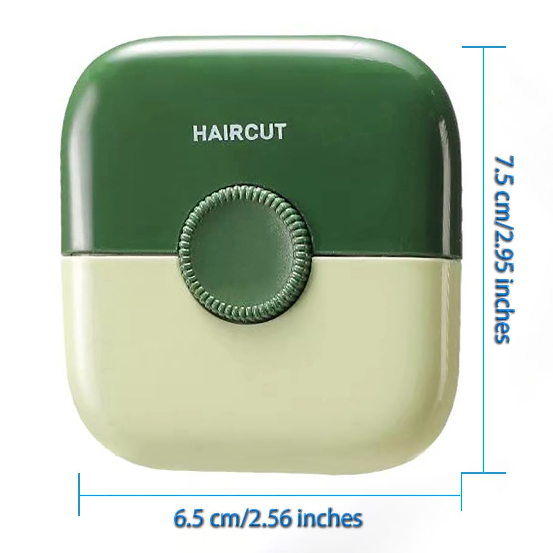 ZBJBinCH Children's Hair Trimmer, 2 in 1 Hair Razor Cutting Comb Tools, Hair Clippers Hair Split End Trimmer, Bangs Trimmer, Split Ends Hair Trimmer for Women (Green)