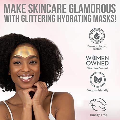 MISS SPA Hydrating Forehead Wrinkle Patches - Anti-Aging Serum Hydrogel Mask, 4 Patches