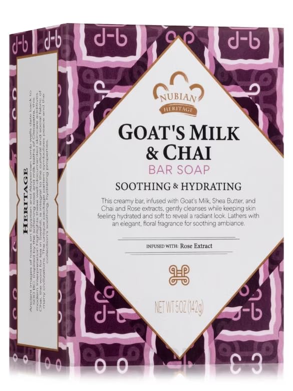Nubian Heritage Goat's Milk & Chai Bar Soap - 5 oz