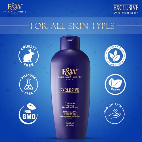 FAIR & WHITE Exclusive Skin Brightening Body Wash, 1000ml