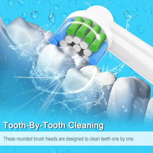 Betterchoi 16pcs Electric Toothbrush Replacement Heads - Compatibility with Oral B