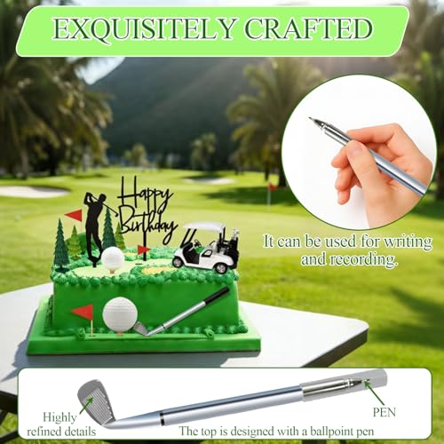 Golf Theme Cake Topper Set - 15 Pcs Birthday Decorations
