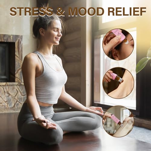 Clary Sage Oil Roller for Labor - Natural Labor and Delivery Essentials,Hospital Bag Must Haves for Pregnant Women&New Mom