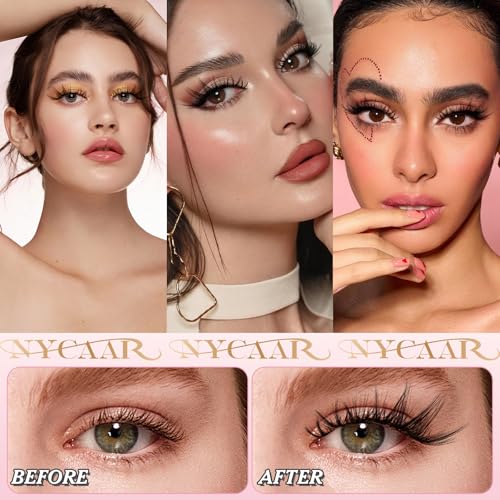 NYCAAR 144Pcs Anime Lash Clusters Kit - D Curl 8-18mm