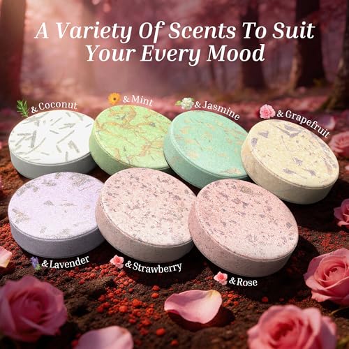 DONMIS Shower Steamers Aromatherapy 8-Pack – Long-Lasting Essential Oils