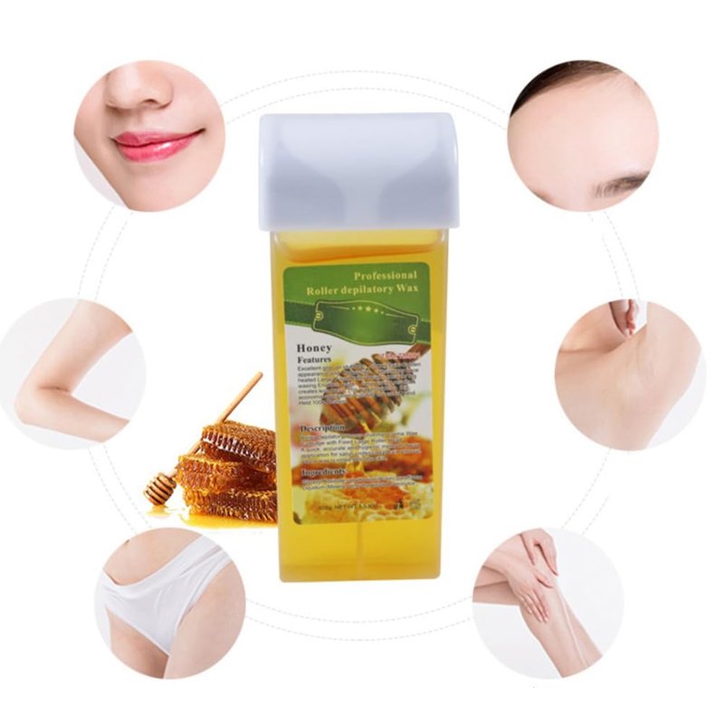 Practical 100 G Depilatory Wax Cartridges Hair Removal Cream Beeswax Roll on Hot Wax for All Body Parts