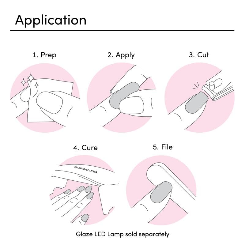 Dashing Diva Glaze Semi-Cured Gel Nail Strips - Plaid About You Set