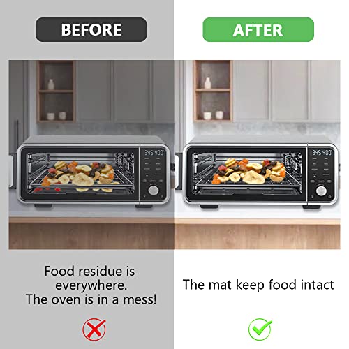 Reusable Non-Stick Air Fryer Liners for Ninja Foodi 12x12 inch