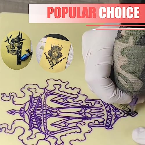 Sotica 3mm Thick Tattoo Practice Skin - 4PCS Double-Sided Silicone Sheets