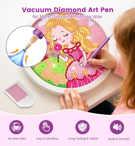 WOLIOS Electric Diamond Painting Pen - Vacuum Art Tool for Easy Crafting