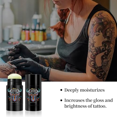 Proamate Natural Tattoo Aftercare Butter Balm - Moisturizer for Healing & Color Enhancement