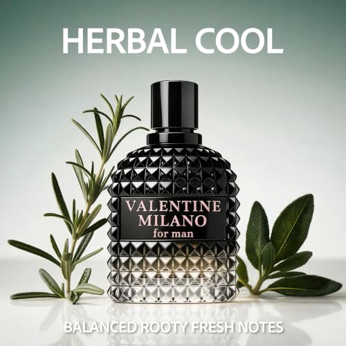 A CENTER Valentine Milano Eau de Parfum for Men 3.4 Fl Oz
