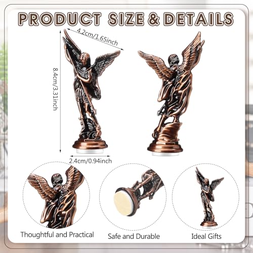 Wesiti Saint Michael Statue Set - 6 Pcs 3.31 Inch Angel Figurines