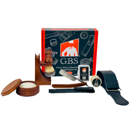 G.B.S Complete Men’s Wood Shaving Set