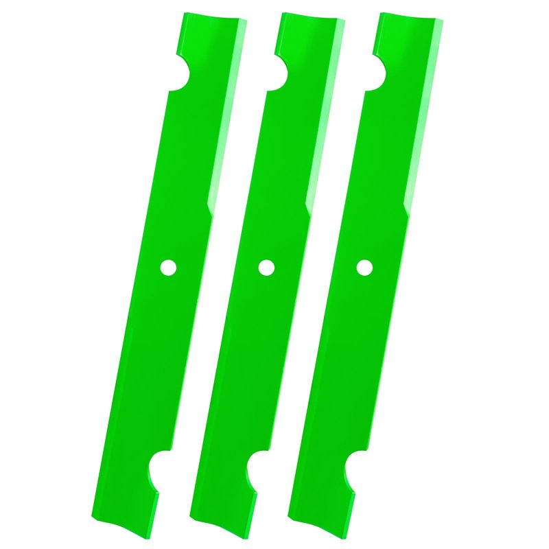 JYLEYJ 038-6080-00 482879 Blades Fit for 61 inch Bad Boy Outlaw XP Extreme Scag Freedom Z Tiger Cat Mower Deck Replace 48111 481708 5208425 Notched High Lift (3 Pack)
