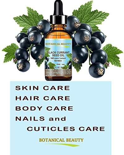 Botanical Beauty 100% Pure Black Currant Seed Carrier Oil - 1 Fl Oz
