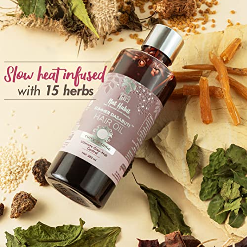 Nat Habit Curry Sesame Hair Oil with 16 Herbs | 100ml