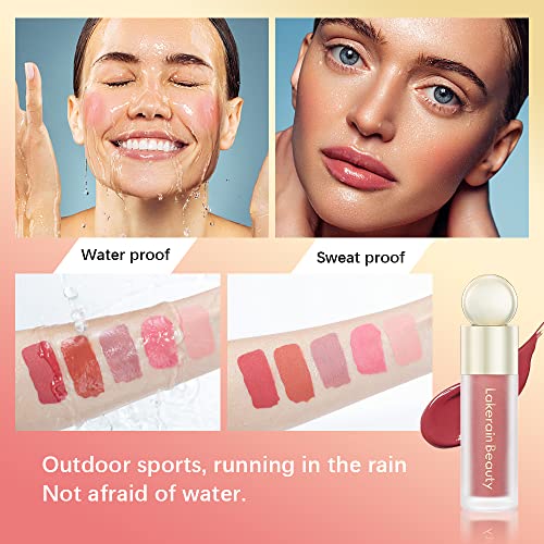 RILIMIOO Liquid Blush Stick - Waterproof Matte Cream Blush