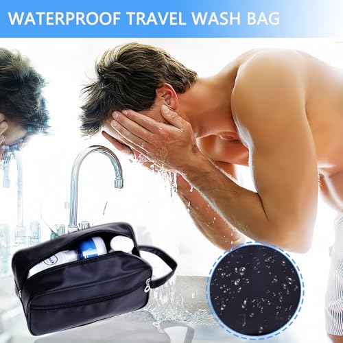 Tumecos Travel Toiletry Dopp Kit & Electronics Organizer Bag