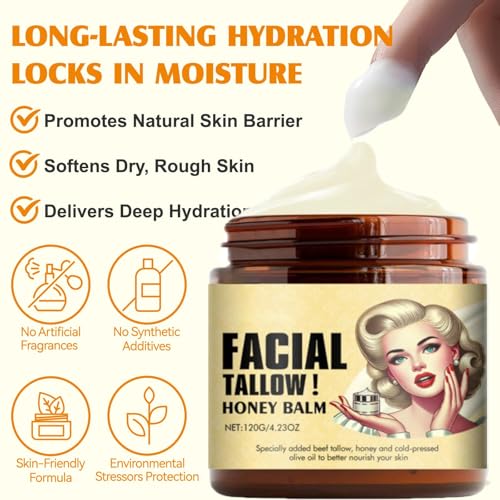 Beef Tallow Balm for Face - Nourishing & Hydrating Skin Care