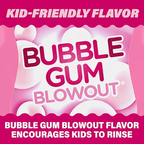 ACT Kids Bubble Gum Flavored Anticavity Fluoride Mouthwash, 16.9 oz., Pack of 2