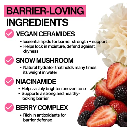Pacifica Berry Dewy Barrier Support Serum with Ceramide & Niacinamide