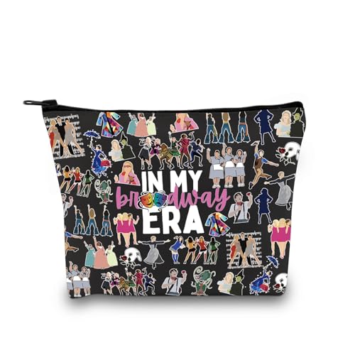 GJTIM Musical Theatre Makeup Bag - BwayEra Black Zipper Pouch