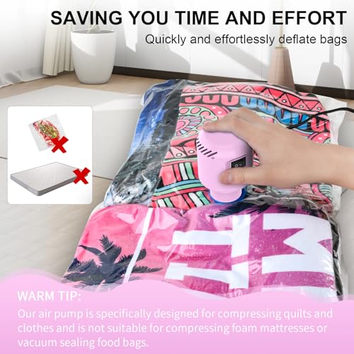 HOTBAG Electric Vacuum Pump for Travel Storage Bags - 55W Portable Sealer